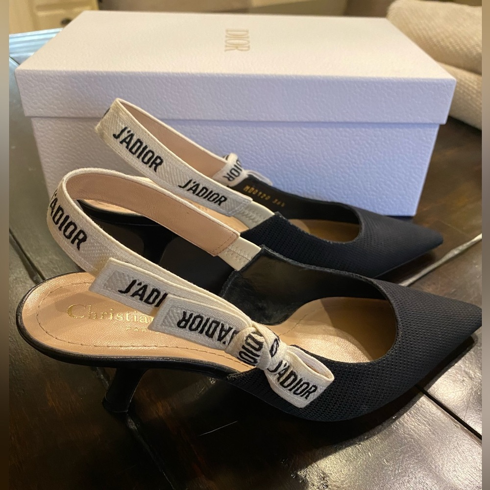 Stunning Dior sling backs WORN ONCE size 36.5